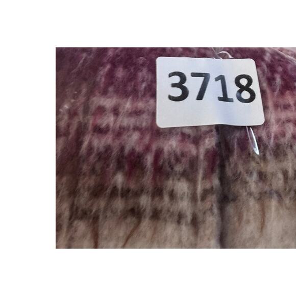 ZARA Womens Size Small Button Front Plaid Oversized Fuzzy Shacket Jacket - Picture 11 of 11